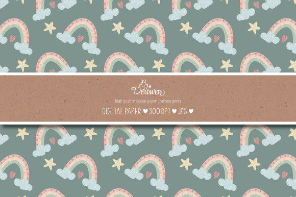 Download Digital Paper, Seamless, Rainbow 1 - Digital Collection