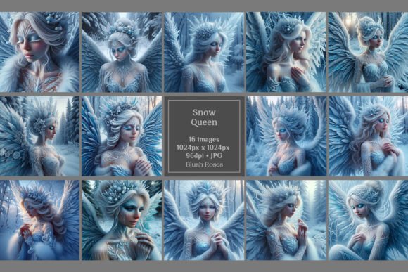 Download Snow Queen High Resolution Digital Paper - Digital Collection