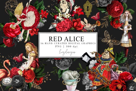 Download Alice in Wonderland Tea Party Graphics - Party Collection