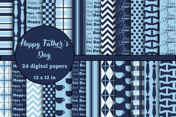 Download Happy Father’s Day Digital Papers - Digital Collection