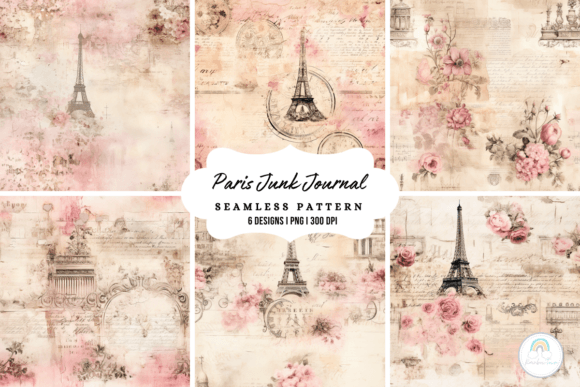 Download Paris Junk Journal Background - Premium Resources