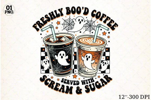 Download Freshly Boo’d Coffee Halloween Fall PNG - Fall Collection