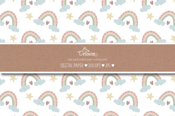 Download Digital Paper, Seamless, Rainbow 2 - Digital Collection