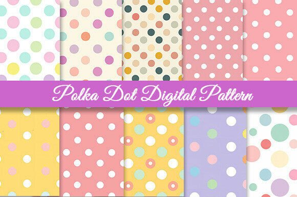 Download Polka Dot Digital Pattern - Digital Collection