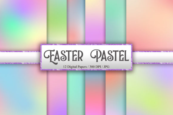 Download Easter Pastel Background Digital Papers - Digital Collection