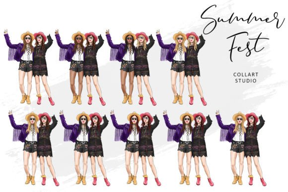 Download Fashion Summer Fest Illustrations, Party - Party Collection