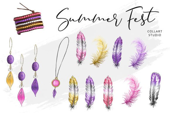 Download Fashion Summer Fest Illustrations, Party - Party Collection