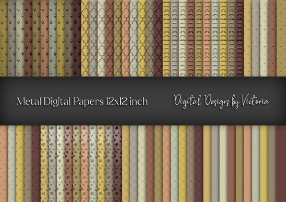 Download Metal Digital Papers 12x12 Inch - Digital Collection