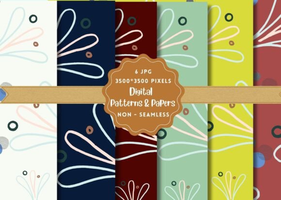 Download Whimsical Digital Paper Patterns - Digital Collection